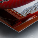 Detail of the large lantern at the Senso Ji temple Metal print