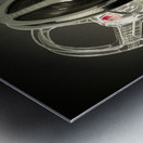 vintage reels of super eight film  Metal print