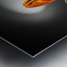 film-themed background old Super 8 reels  Metal print