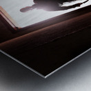 killer and stair Metal print