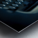 old typewriter background  Metal print