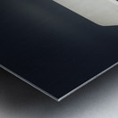 arm sticks out of an suitcase Metal print