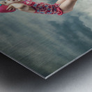 be plastic free Metal print