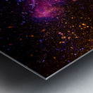 Exploding light bulb concept on dark background Metal print