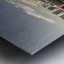 Rainbow love sign standing in front of rainbow bridge  tokyo Metal print