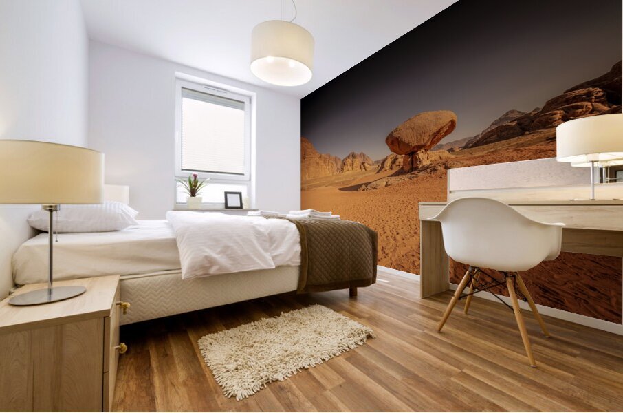 wadi rum landscape Mural print