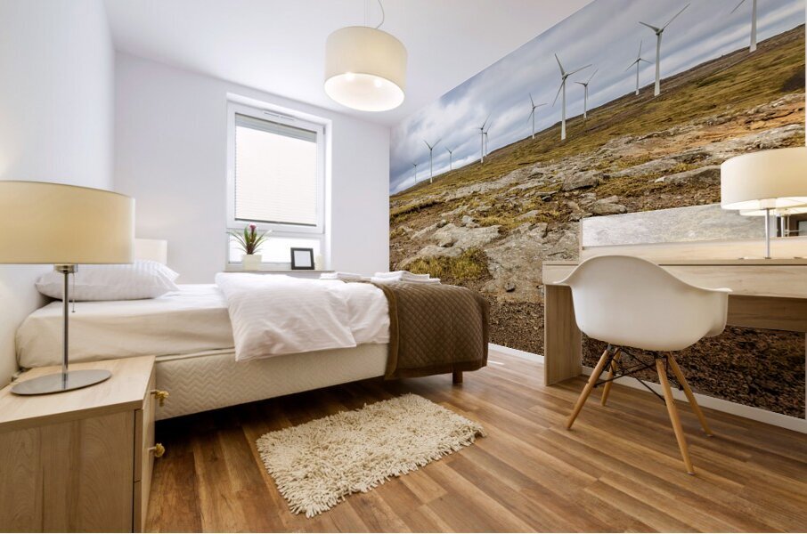 farm wind in faroe  Mural print