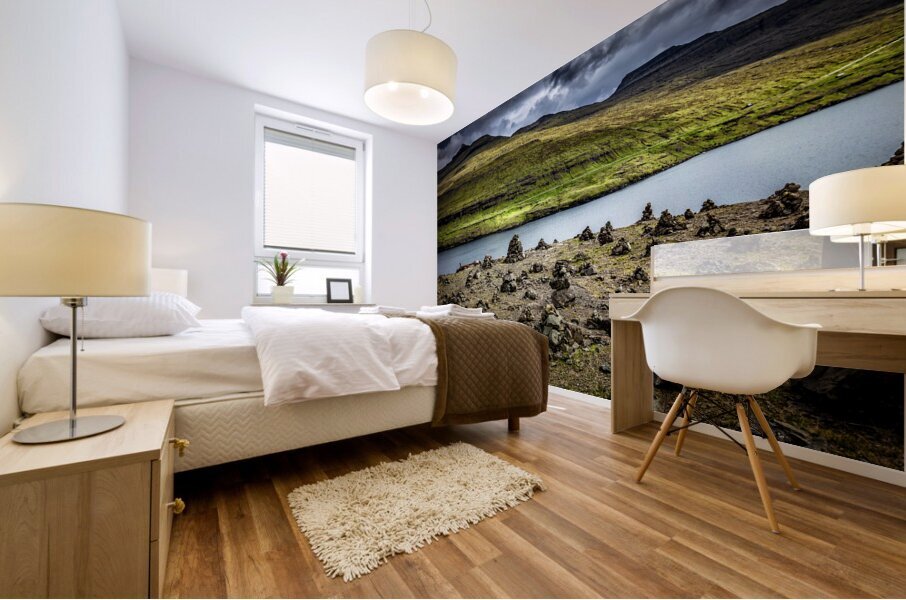 faroe island view Mural print