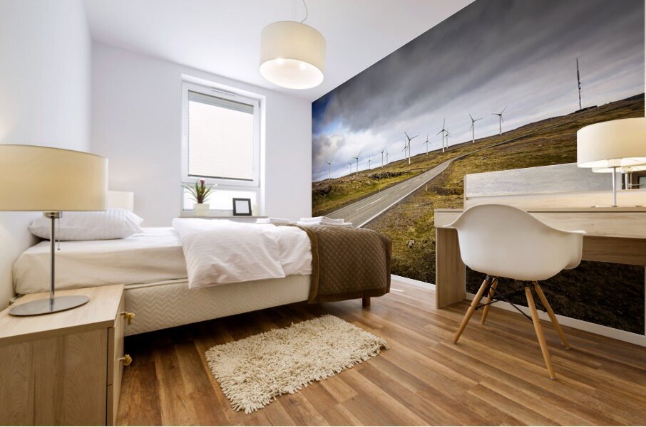 farm wind  landscape Mural print