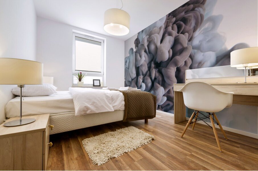 colours in water Mural print