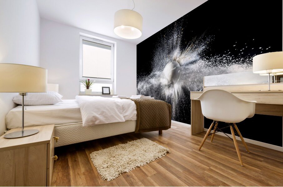 real explosion background Mural print