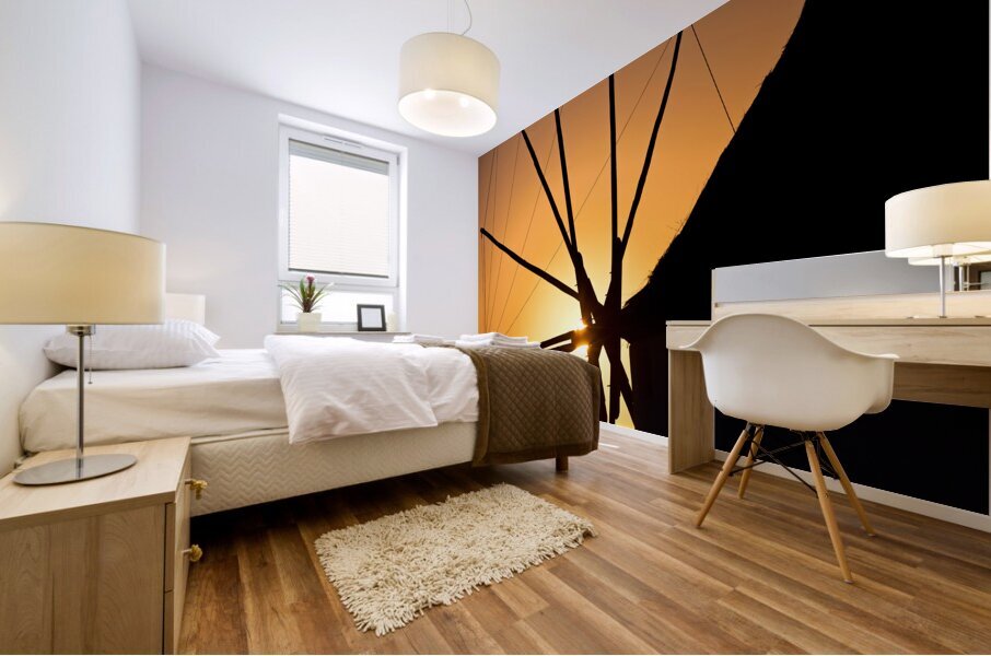 oia mill Mural print
