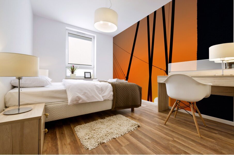 oia mill Mural print