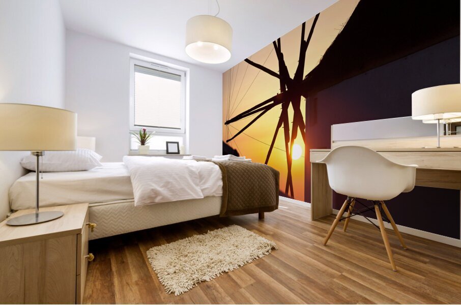 oia mill Mural print