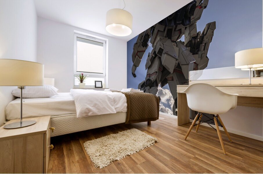 gundam retro Mural print
