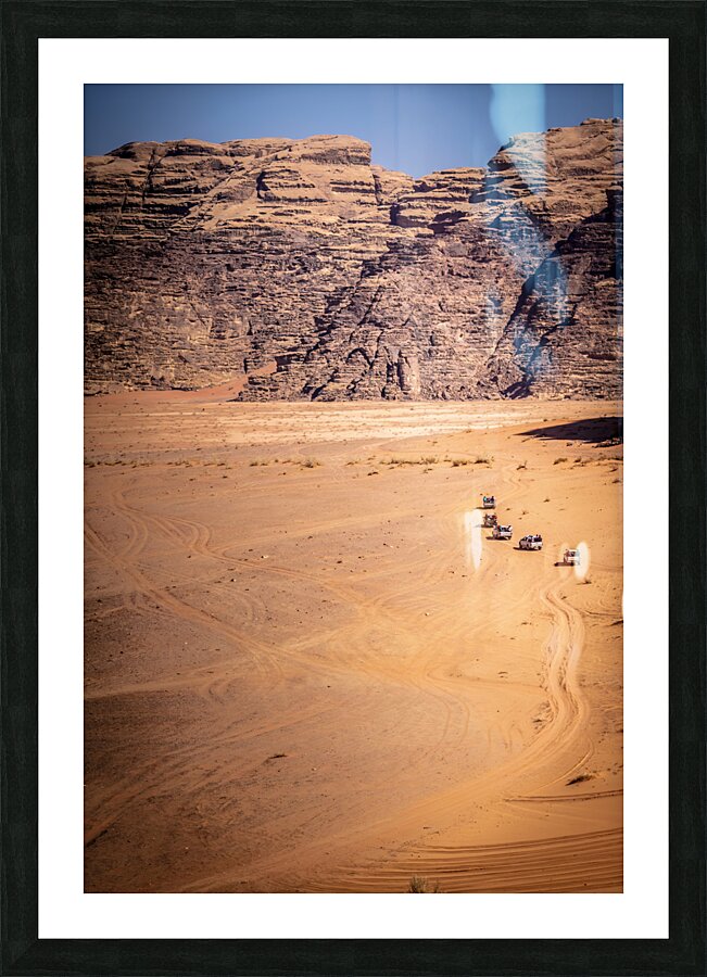 view of the wadi rum desert  Picture Frame print