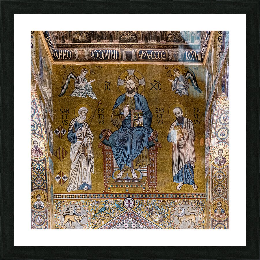 Palace of the Normans. Italy. Picture Frame print