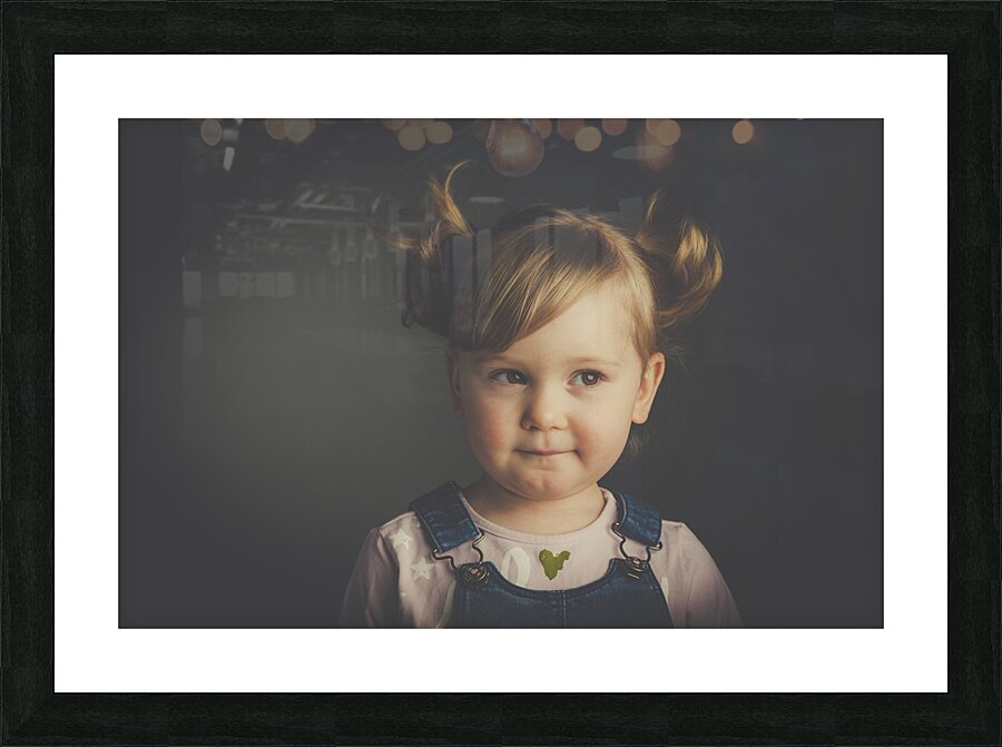studio child portrait Picture Frame print