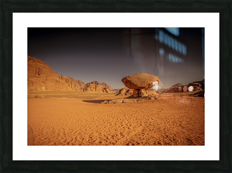 wadi rum landscape Picture Frame print