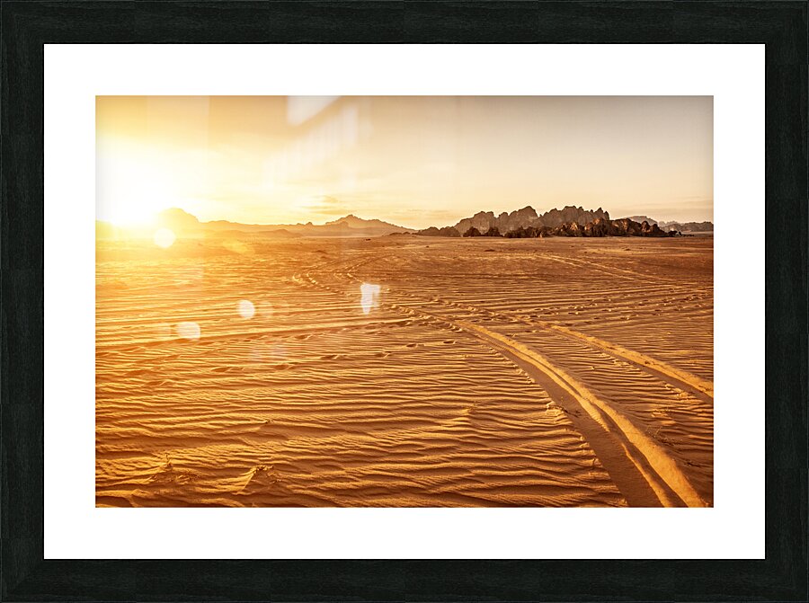 wadi rum landscape Picture Frame print