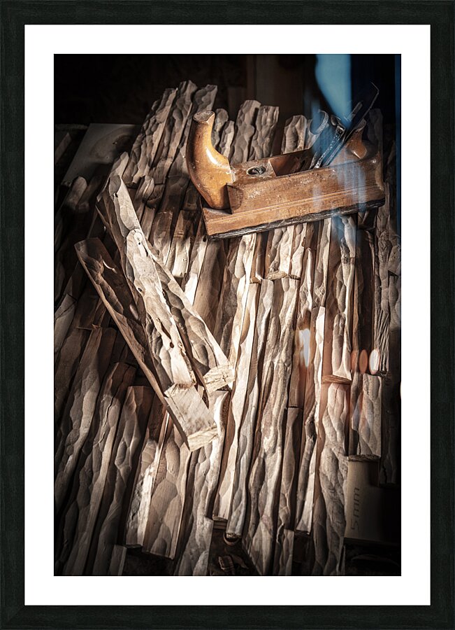 obsolete hand planer Picture Frame print