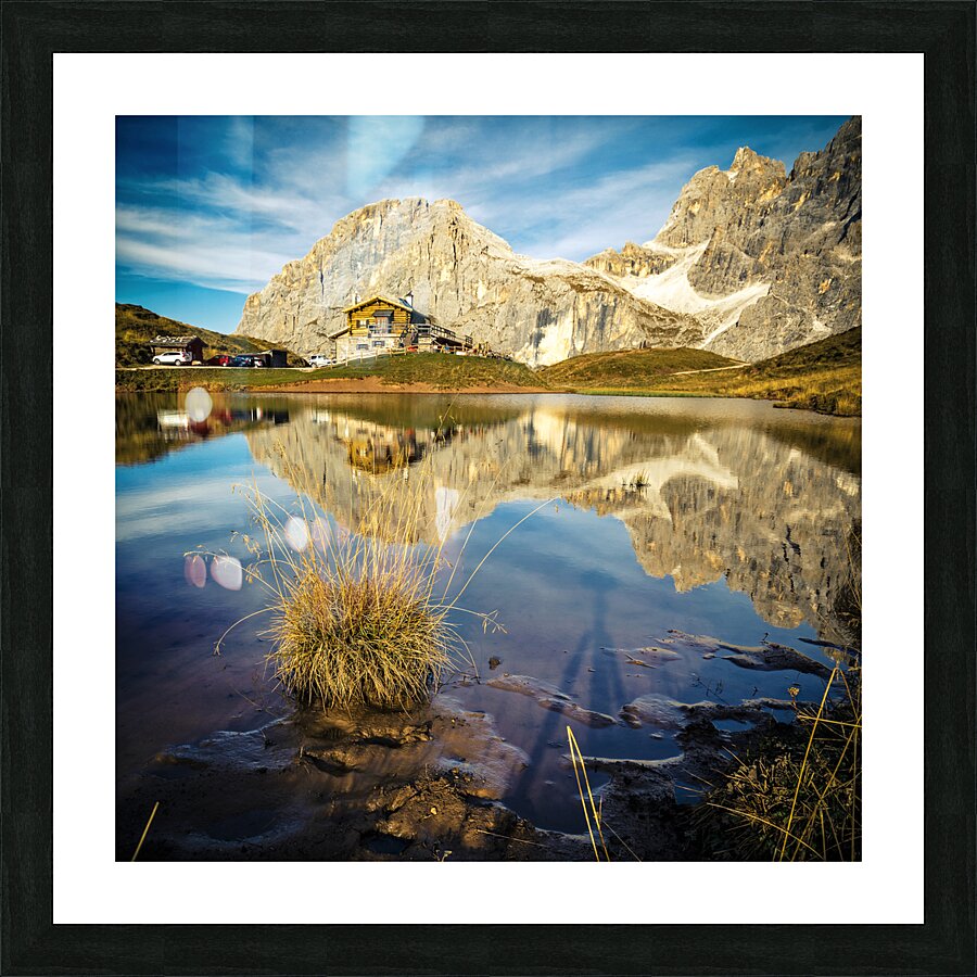 passo rolle view Picture Frame print