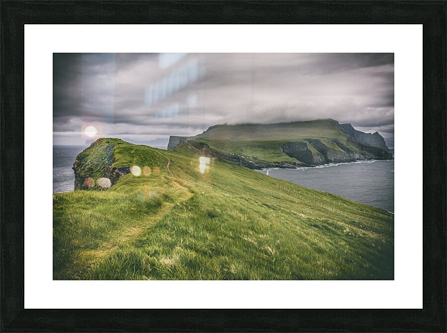mykinespath to lighthouse Picture Frame print