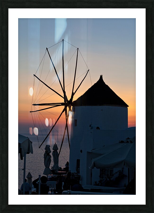 oia mill Picture Frame print