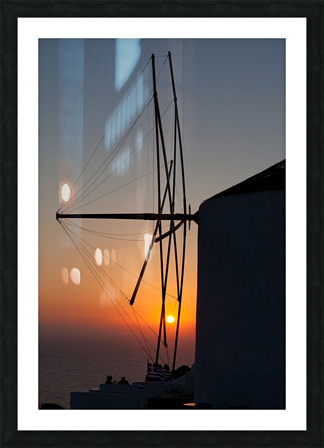 oia mill Picture Frame print