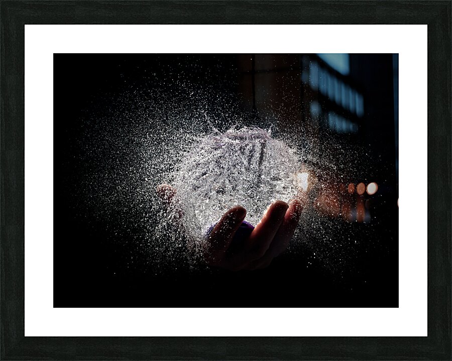 water explosion Picture Frame print