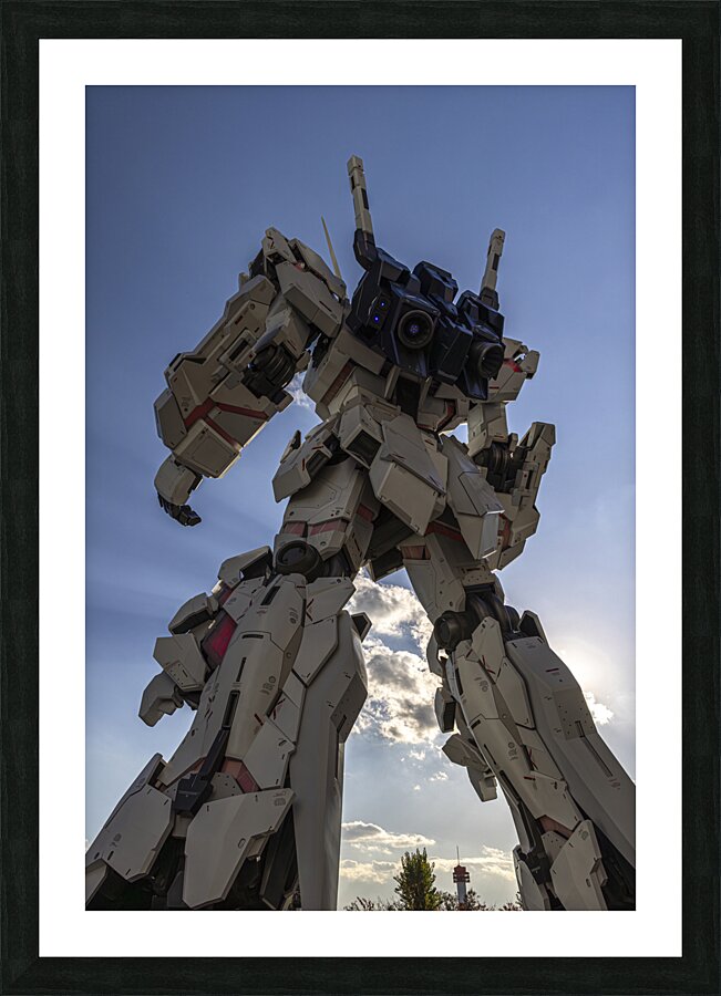 gundam retro Picture Frame print