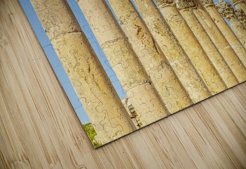Roman columns in amman Gualtiero Boffi puzzle