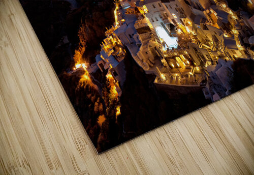 oia night view Gualtiero Boffi puzzle