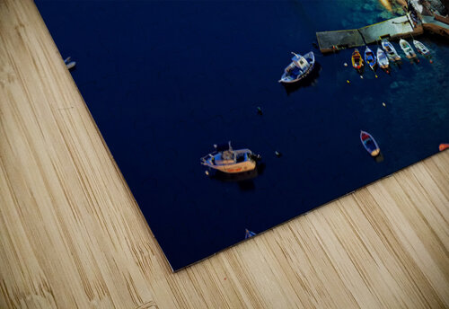 oia harbour Gualtiero Boffi puzzle