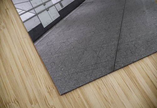 Empty illuminated underground passage Gualtiero Boffi puzzle