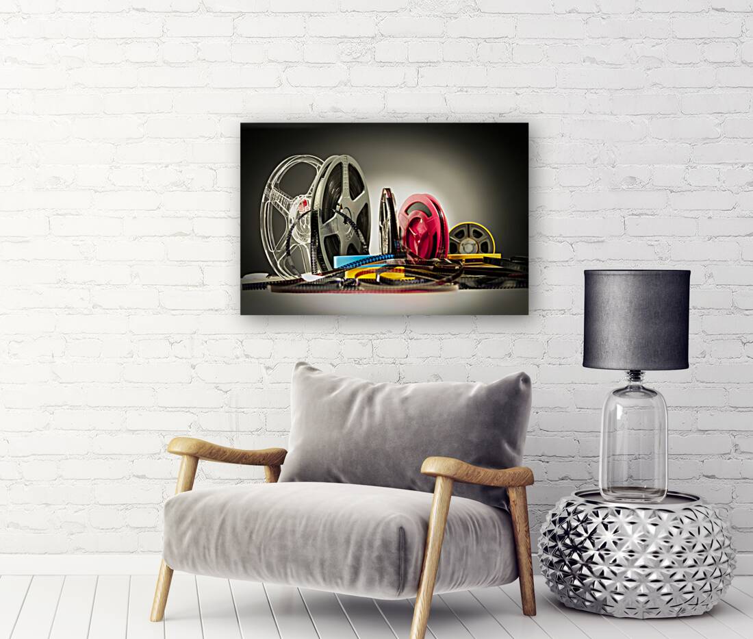 vintage reels of super eight film  Reproduction