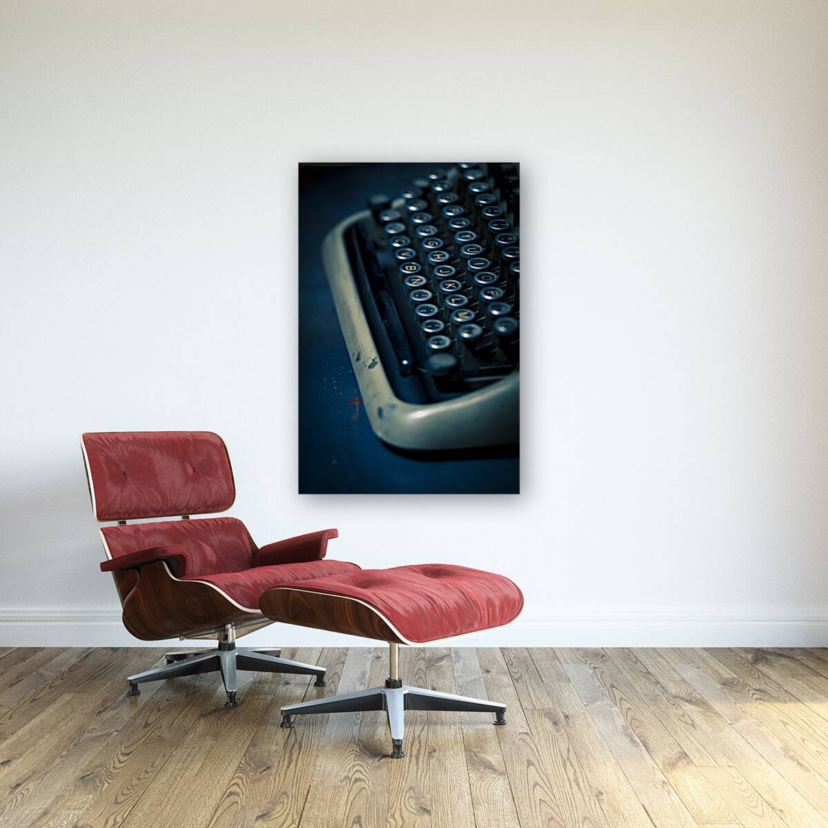 old typewriter background  Reproduction