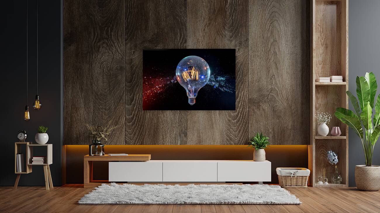 large bulb explodes Reproduction