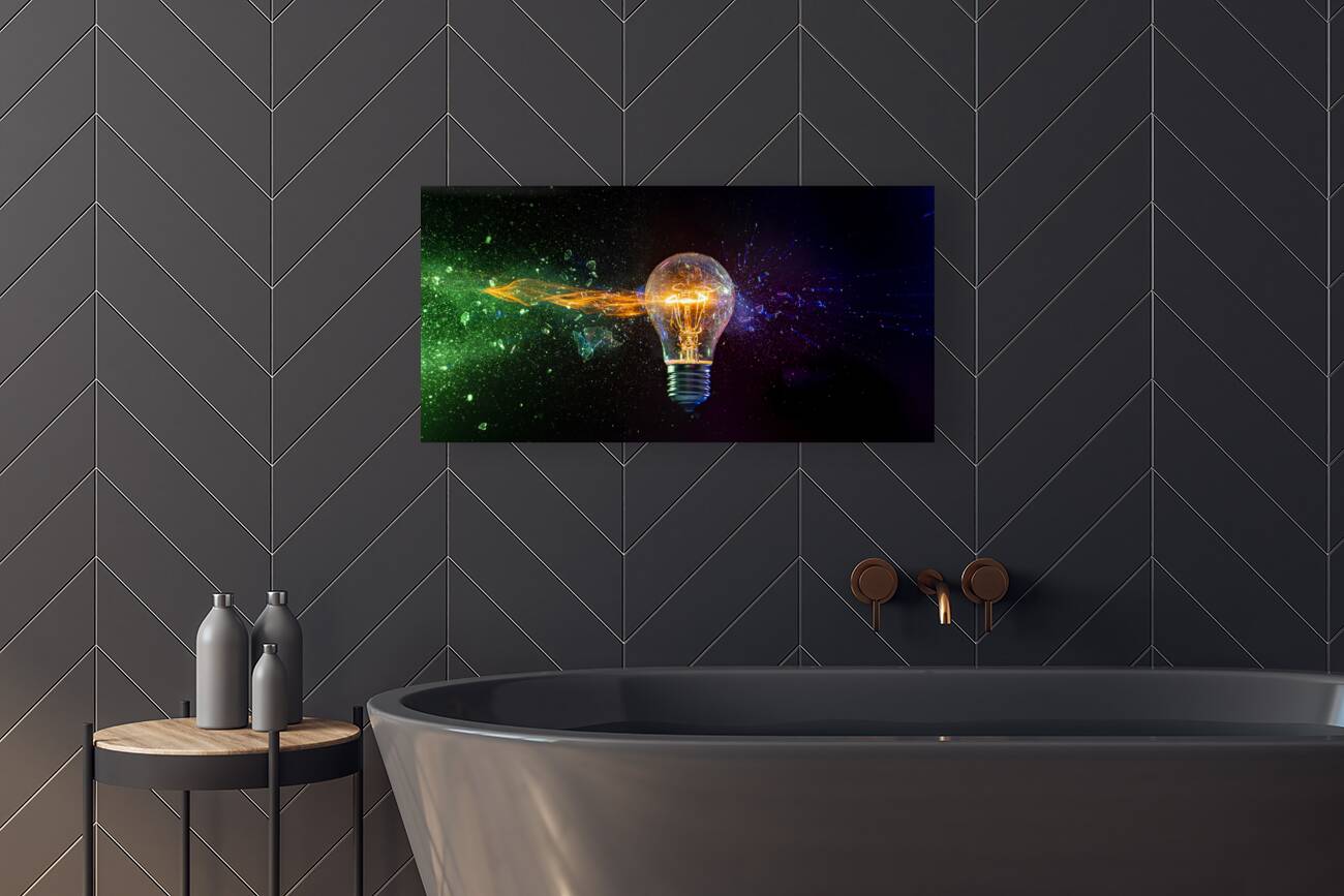 destruction of traditional tungsten bulb Reproduction