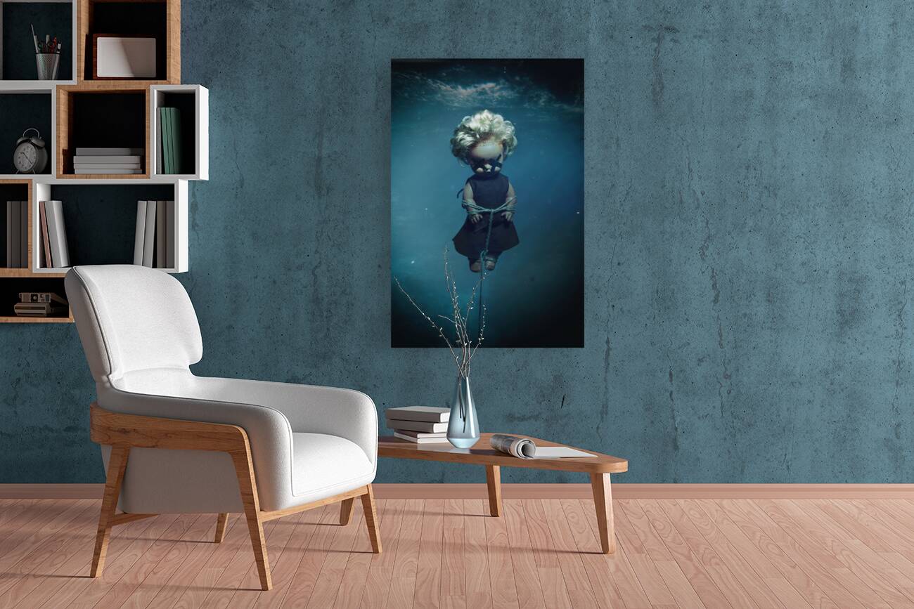 bound doll underwater Reproduction