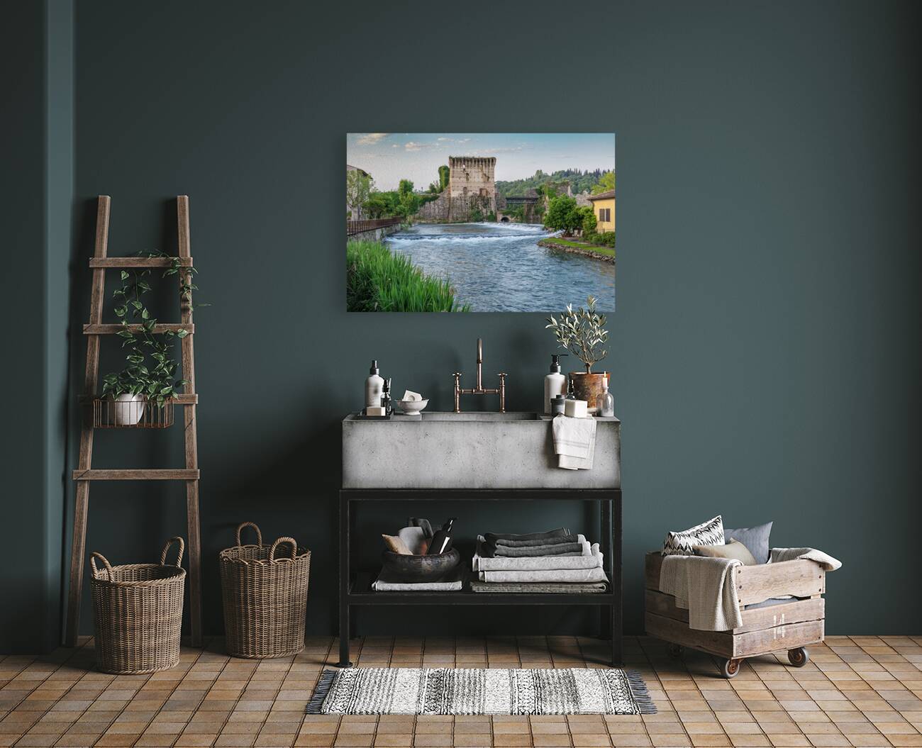 Image of Borghetto sul Mincio  Reproduction