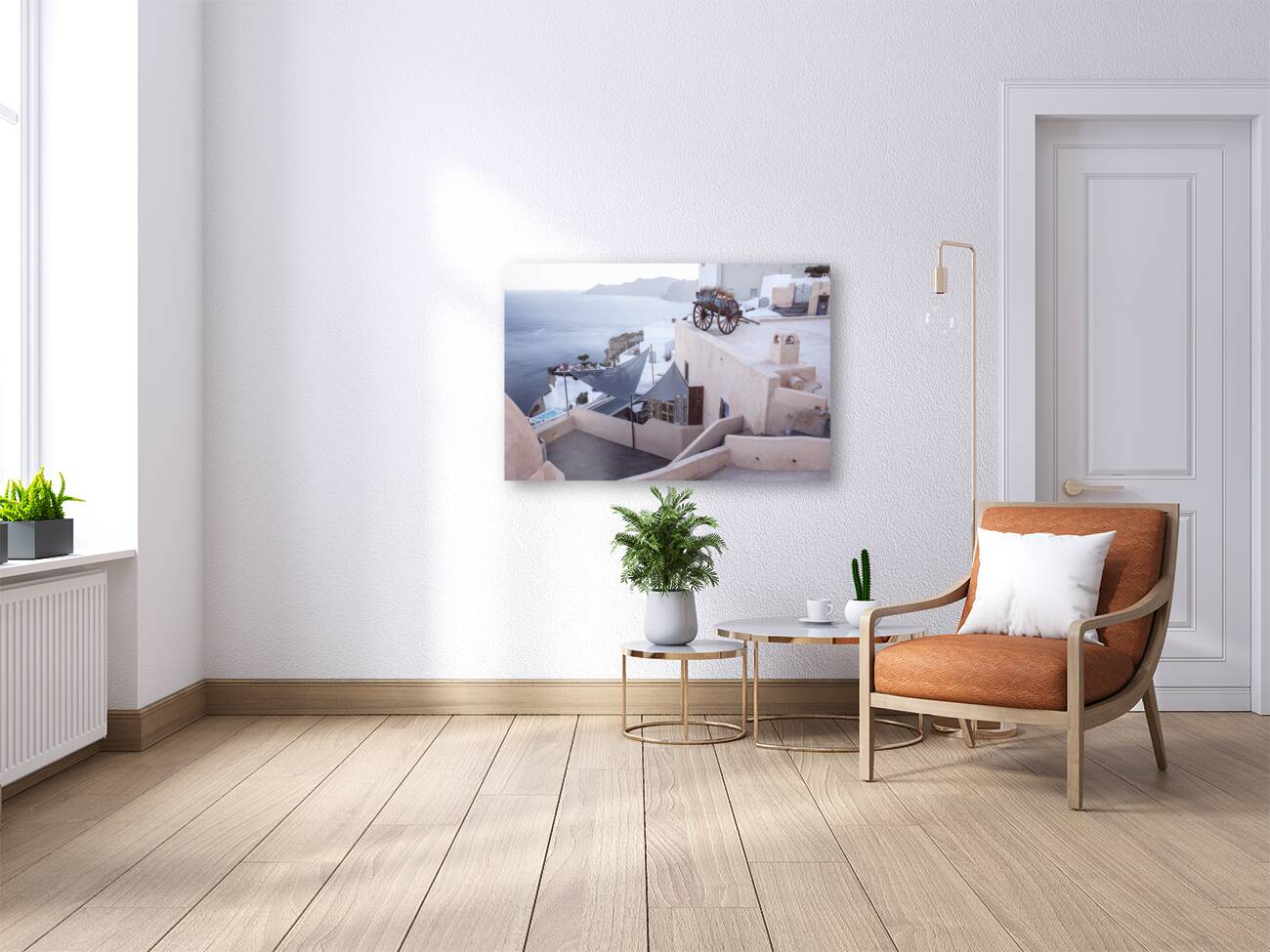 santorini oia background Reproduction