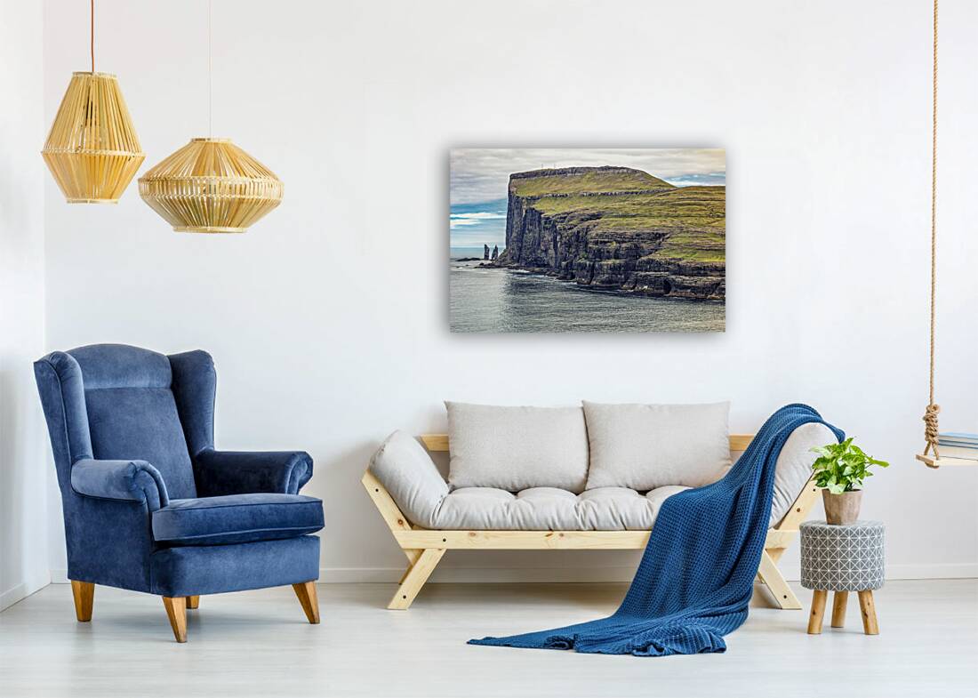cliff view in faroe  Reproduction