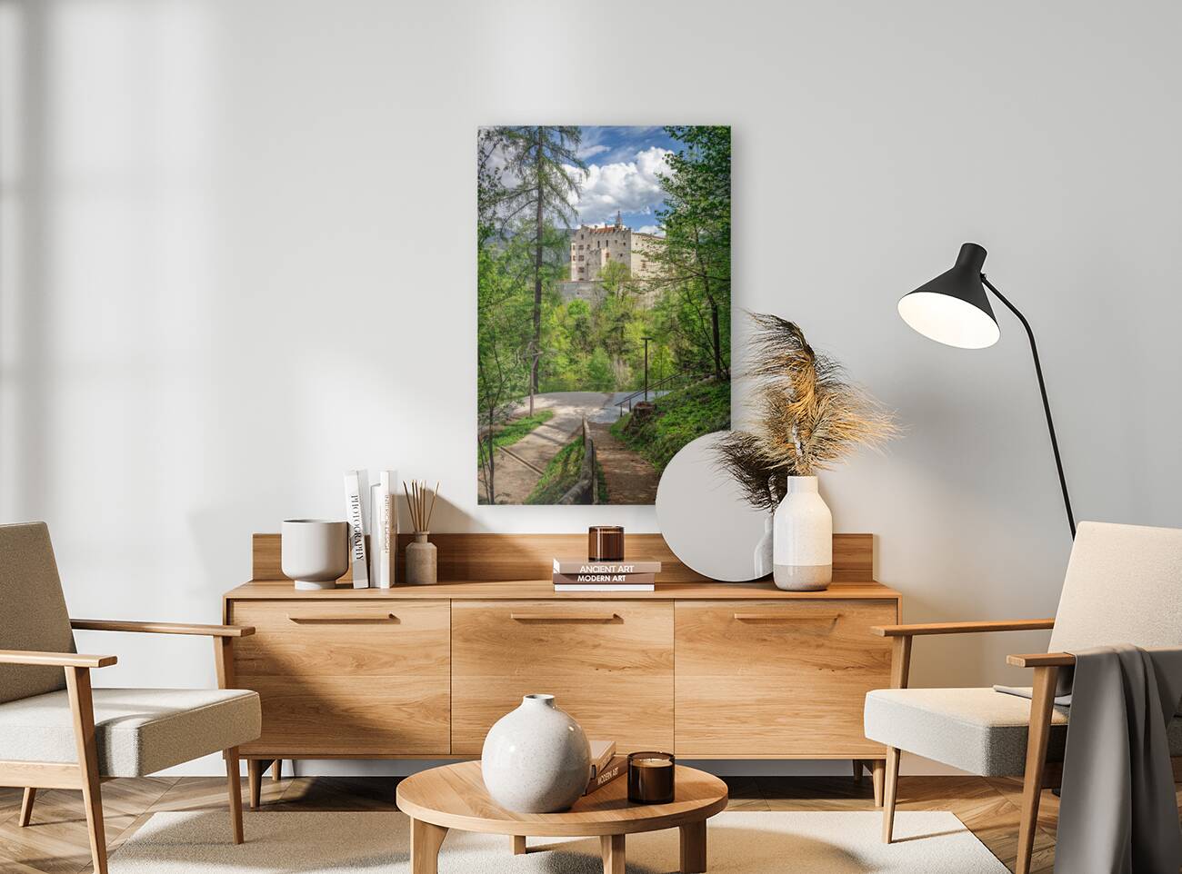 brunico castle view Reproduction
