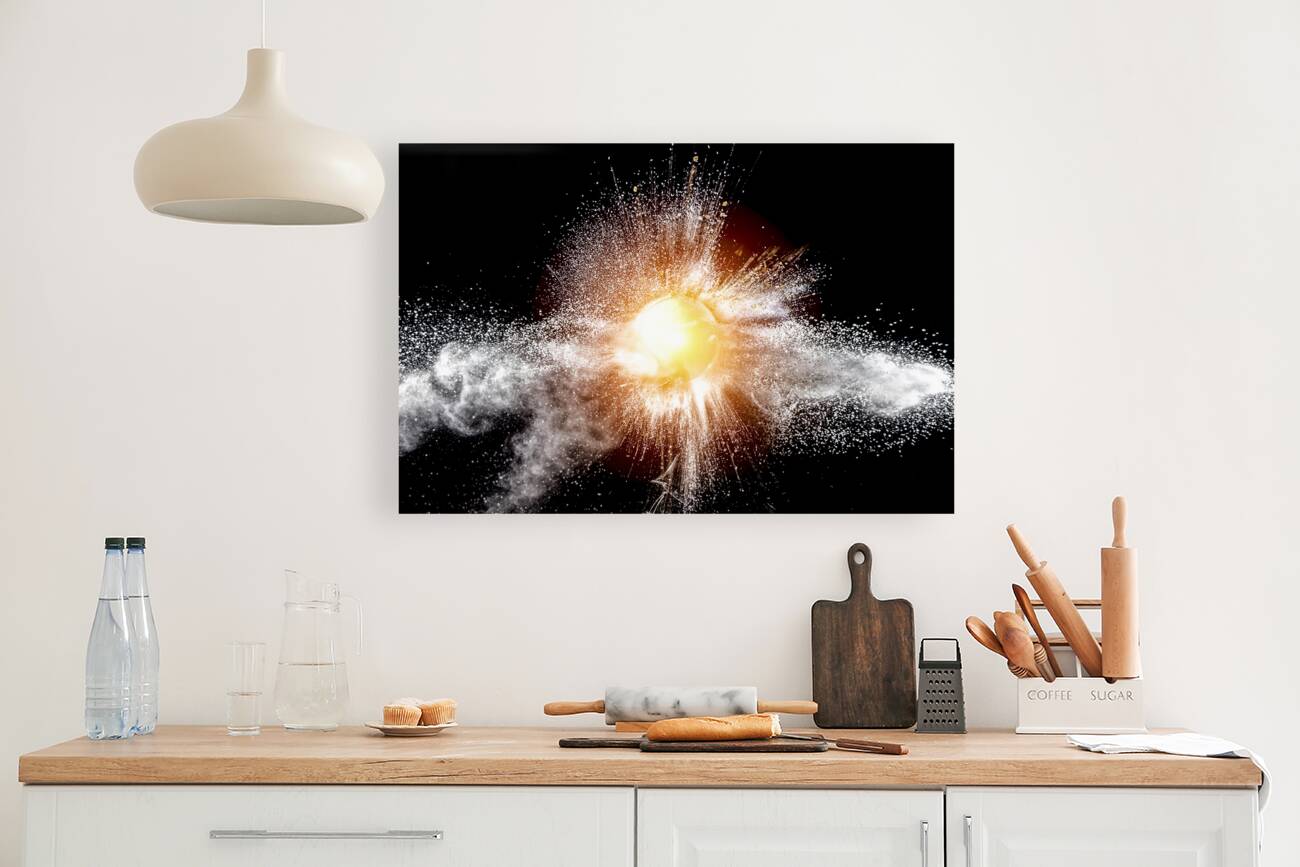 real explosion background Reproduction