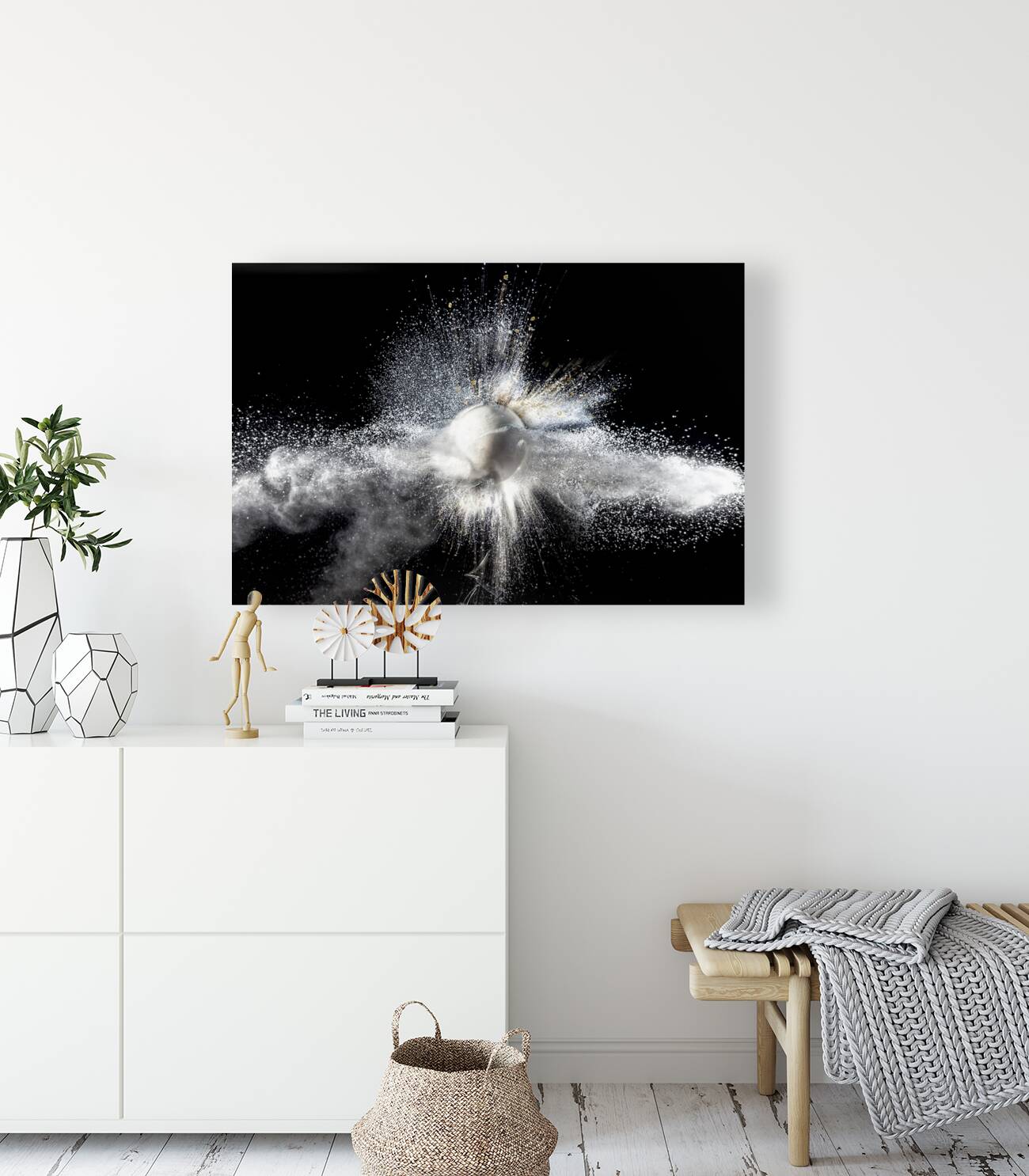 real explosion background Reproduction