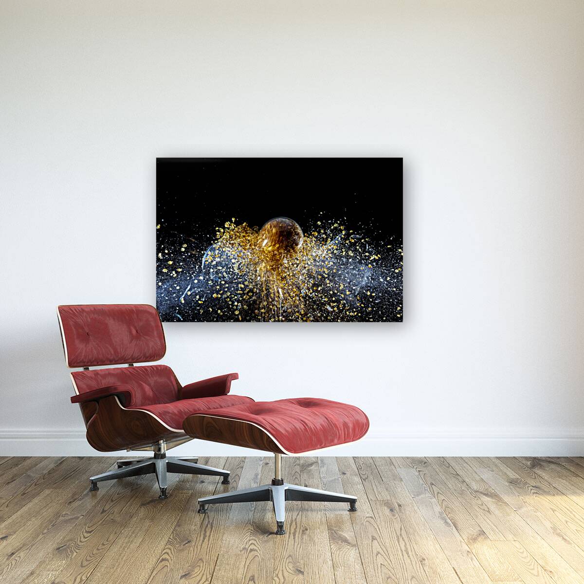 real explosion background Reproduction