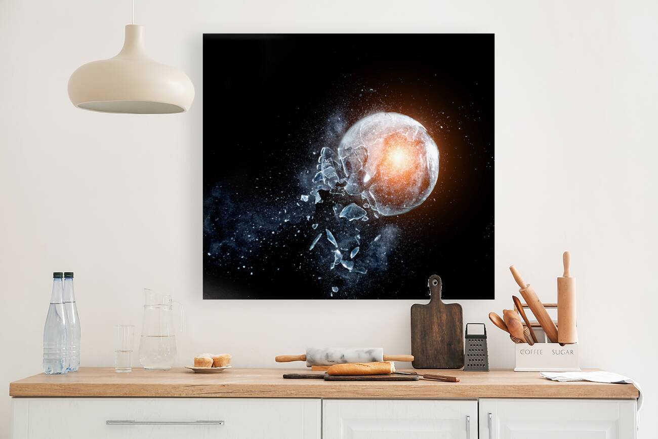 glass  explosion Reproduction