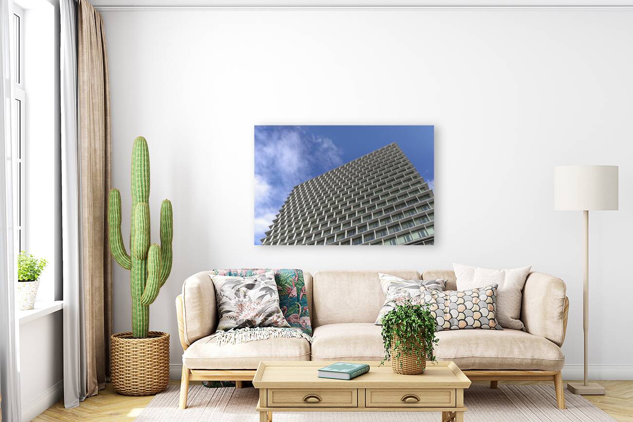 Modern office building facade Reproduction