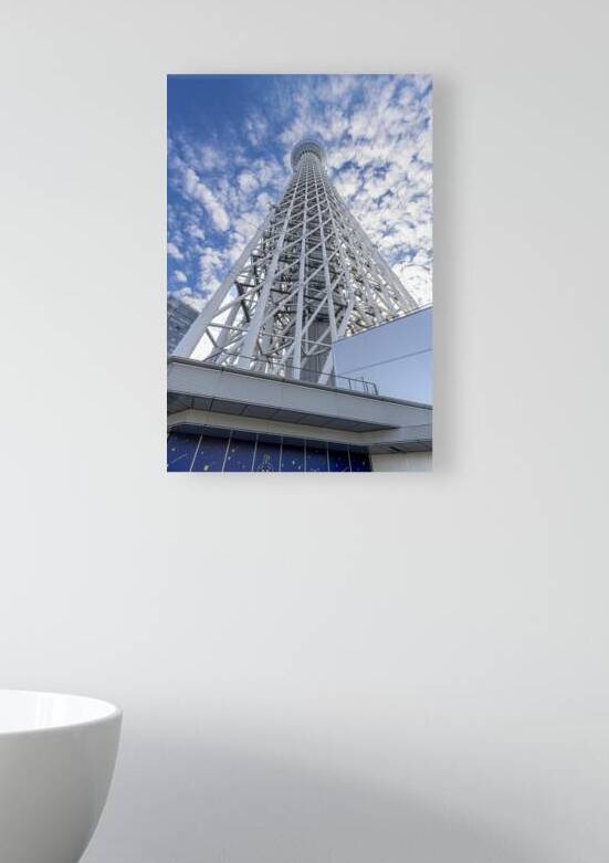 Tokyo Sky Tree bottom view  by Gualtiero Boffi